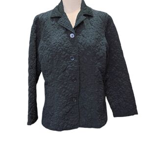 Mountain Lake Black Quilted Design Blazer